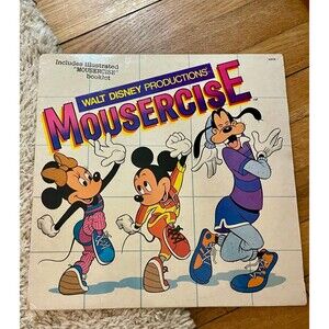 Mousercise Workout Record | Vintage Record | 80s Aerobics | Classic Vinyl